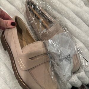 Anne Klein Beige Loafers